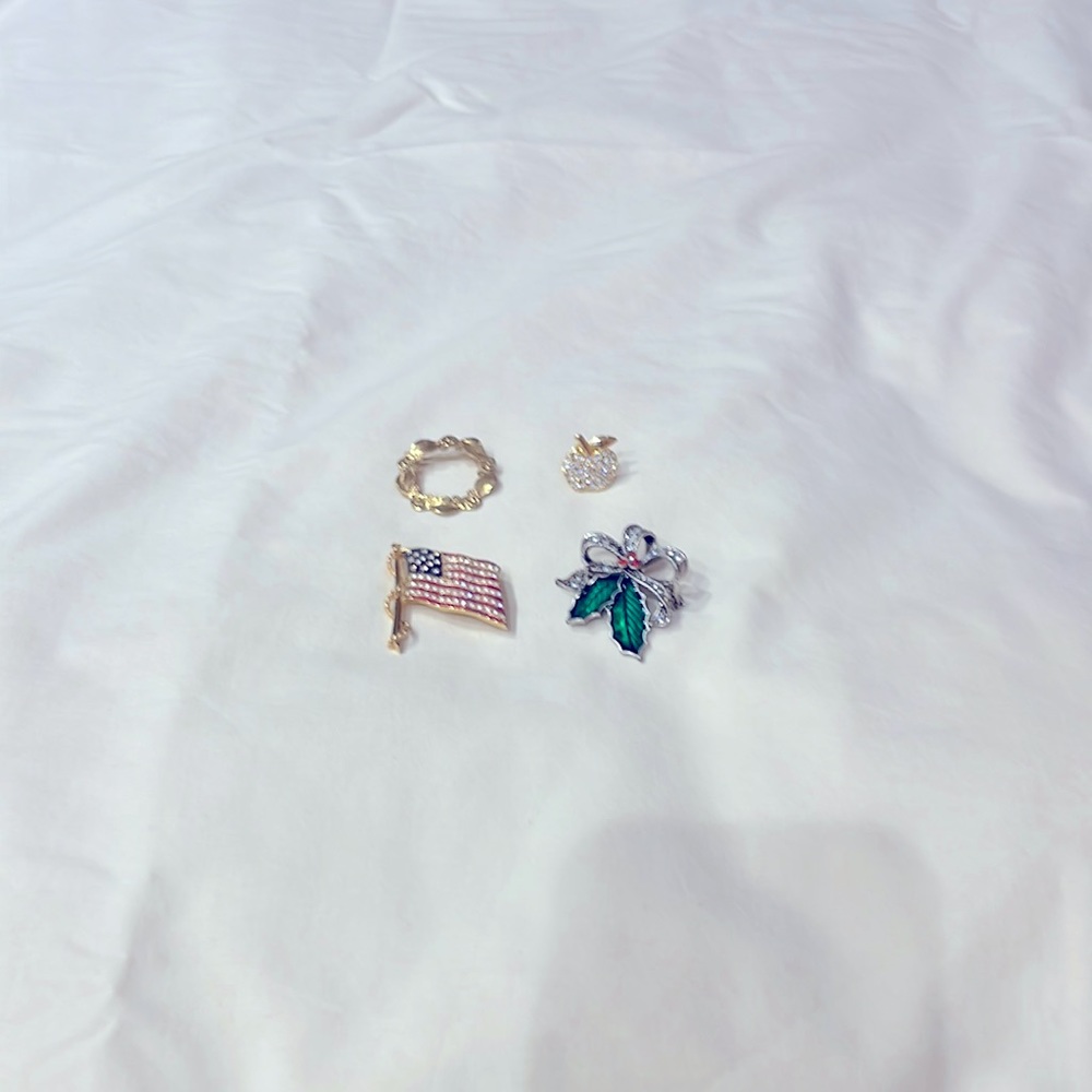 Seasonal and Holiday Coat Pins